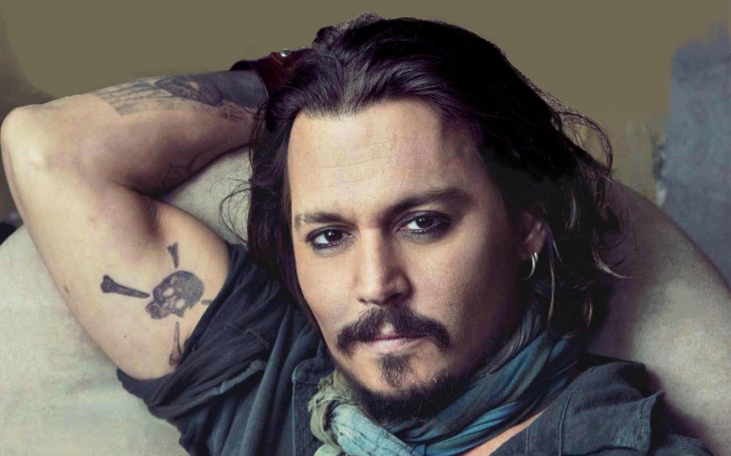 Johnny Depp in versione RockStar con gli Aerosmith