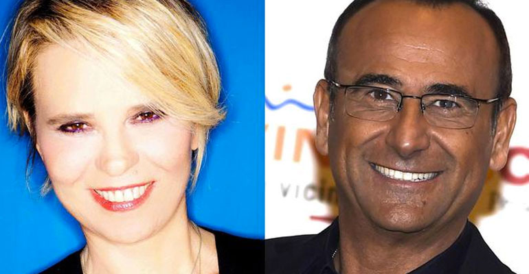 Sanremo 2017, Maria De Filippi e Carlo Conti insieme sul palco (forse)