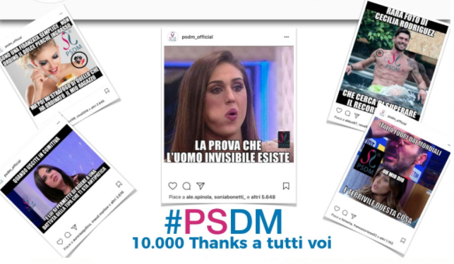 PSDM Meme, le pic migliori per festeggiare 10k follower on Instagram